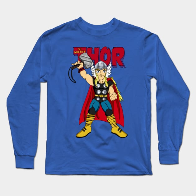 Thor! Long Sleeve T-Shirt by MauryAraya316